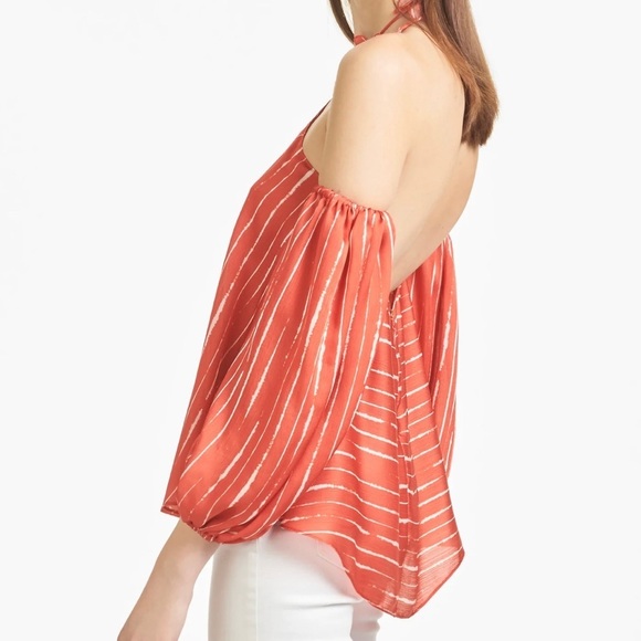 Sachin & Babi Harlow Off-Shoulder Top Orange NWOT - Picture 10 of 10